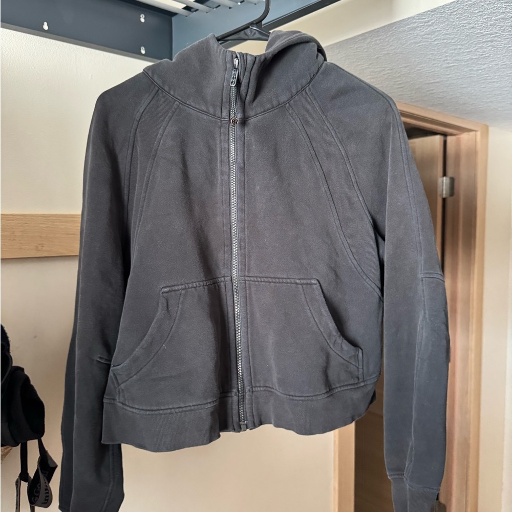 lululemon athletica Charcoal Zip-Up Hoodie